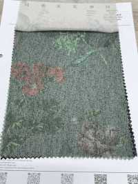 7026-400-1 シアーリブ 転写 大花[生地] 北高 サブ画像