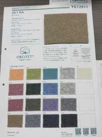 YG12011 30/1 Rib フライス MELANGE COLOR[生地] ヤギ サブ画像