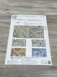 KCP807MWL-DK-35 綿 80 ローン ミラクルウェーブ リバティプリント チャーリーズ・ペイズリー[生地] 宇仁繊維(小紋工房) サブ画像