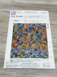 KCP807MWL-DK-8 綿 80 ローン ミラクルウェーブ リバティプリント ダイアン[生地] 宇仁繊維(小紋工房) サブ画像