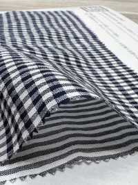 KKC908-DC-1 綿 テンセル 先染め シャーリング[生地] 宇仁繊維(小紋工房) サブ画像