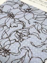 KKP1910-D47 50D シルクサッカー単色プリント[生地] 宇仁繊維(小紋工房) サブ画像