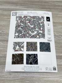 KKP2338-DB-276 二越 ちりめん®[生地] 宇仁繊維(小紋工房) サブ画像