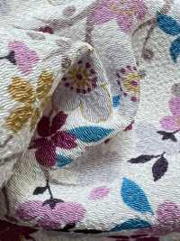 KKP2338-DHM-108 二越ちりめん®多色プリント[生地] 宇仁繊維(小紋工房) サブ画像