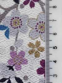 KKP2338-DHM-108 二越ちりめん®多色プリント[生地] 宇仁繊維(小紋工房) サブ画像