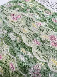 KKP2338-D-KUMONIHANA 二越 ちりめん® 雲に花[生地] 宇仁繊維(小紋工房) サブ画像