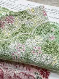 KKP2338-D-KUMONIHANA 二越 ちりめん® 雲に花[生地] 宇仁繊維(小紋工房) サブ画像