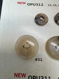 OPU312 水牛調 4つ穴 樹脂ボタン 大阪プラスチック工業(DAIYA BUTTON) サブ画像
