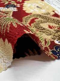 KKP2338-D-BOTANRYU 二越 ちりめん® 牡丹龍[生地] 宇仁繊維(小紋工房) サブ画像