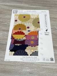 KKP2338-D-KIKUYUZEN 二越ちりめん® 菊友禅[生地] 宇仁繊維(小紋工房) サブ画像