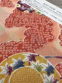 KKP2338-D-SIKITUZUMI 二越ちりめん® 四季鼓[生地] 宇仁繊維(小紋工房) サブ画像