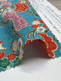 KKP2338-D-MATUNIUME 二越ちりめん® 松に梅[生地] 宇仁繊維(小紋工房) サブ画像