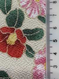 KKP2338-D-MTSUBAKI 二越ちりめん® 都椿[生地] 宇仁繊維(小紋工房) サブ画像