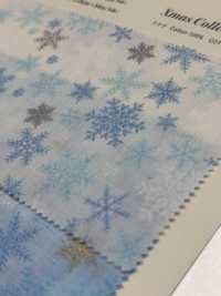 DX10363L HAndworks*Fabric®  スケア クリスマス 雪の結晶大柄[生地] VANCET サブ画像