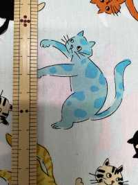 850568 ブロードくらえ！ねこパンチ[生地] VANCET サブ画像