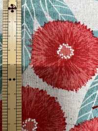 850582 綿麻キャンバス 80/20 TYROLIAN DAISY[生地] VANCET サブ画像