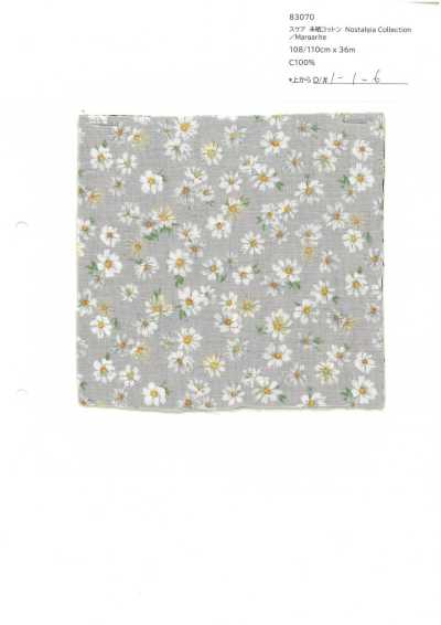 83070 SEVENBERRY®  スケア 未晒コットン Nostalgia Collection / Margarite