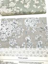 KP9073 手書き風 花柄プリント ローン(丸巻)[生地] コスモテキスタイル サブ画像