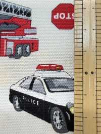 AP51207 ハタラククルマ オックス(丸巻)[生地] コスモテキスタイル サブ画像