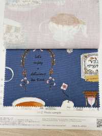 AP55110-DR Tea time オックス(半折)[生地] コスモテキスタイル サブ画像