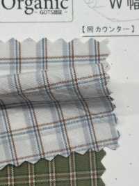 SBT-024 オーガニック ミニチェックワッシャー[生地] 桑村繊維 サブ画像