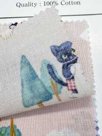 AP55203-DR 絵本アニマル シーチング(半折)[生地] コスモテキスタイル サブ画像