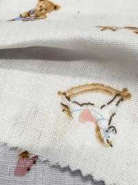 AP55205-DR パステル アニマル Wガーゼ (半折)[生地] コスモテキスタイル サブ画像