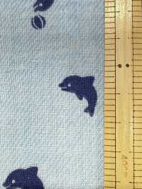 AP25501-DR デニム調 Wガーゼ (半折)[生地] コスモテキスタイル サブ画像