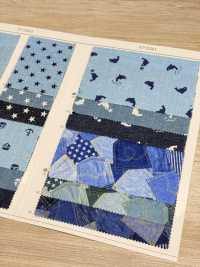 AP25501-DR デニム調 Wガーゼ (半折)[生地] コスモテキスタイル サブ画像