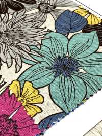 AP55803 C/L フラワー キャンバス(丸巻)[生地] コスモテキスタイル サブ画像