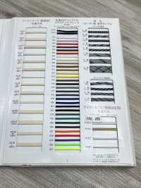 K-610 先染め ポリエステル エラスティックブレード[リボン・テープ・コード] RIVER サブ画像