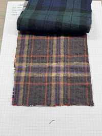 3866 リネン レーヨン チェック[生地] ファインテキスタイル サブ画像