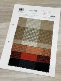JP-5053 ワッフル ブロックチェック[生地] 桑村繊維 サブ画像