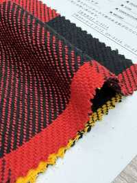 CH-6325 トリプルヤーン ツイルブロックチェック[生地] 桑村繊維 サブ画像