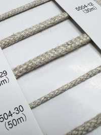 5504-29 麻シリーズ 丸紐 16打ち[リボン・テープ・コード] RIVER サブ画像