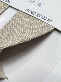 R-5505-107 麻シリーズ ゴムテープ[リボン・テープ・コード] RIVER サブ画像