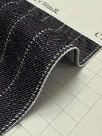 810-YW 針抜き ストライプ デニム 11oz[生地] 吉和織物 サブ画像