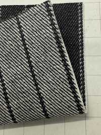 810-YW 針抜き ストライプ デニム 11oz[生地] 吉和織物 サブ画像