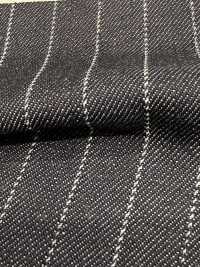 810-YW 針抜き ストライプ デニム 11oz[生地] 吉和織物 サブ画像