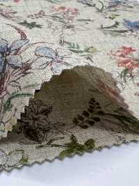 7026-700-5 CLシーチング 水彩花柄[生地] 北高 サブ画像