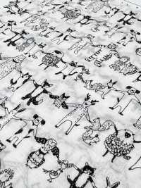 1026-625-10 60 ローン 手つなぎ動物[生地] 北高 サブ画像