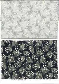 KTS7135 ブロード 小花 ネコ柄プリント[生地] コットンこばやし サブ画像