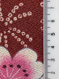 KKP2338-D-UMENIHITTA 二越ちりめん® 梅に疋田[生地] 宇仁繊維(小紋工房) サブ画像