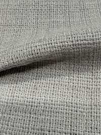 1SG038 オーガニックコットン メランジ メッシュ ファブリック[生地] シャンブレー サブ画像
