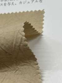 KKC890NC-W 綿80 タイプライター ナチュラル クラッシュ加工[生地] 宇仁繊維(小紋工房) サブ画像