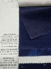 SEL178-ID 14W セルビッチ(赤耳) サマーコール[生地] 雲井美人 Kumoi Beauty (中部別珍コール天) サブ画像