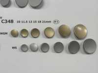 C348 メタルボタン 塗装加工 大阪プラスチック工業(DAIYA BUTTON) サブ画像