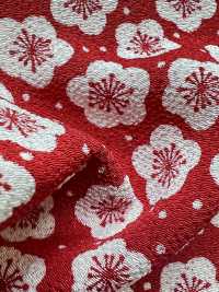 KKP3338-D-UMEARARE 二越ちりめん® 梅あられ[生地] 宇仁繊維(小紋工房) サブ画像