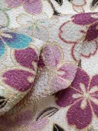 KKP2338-D-SKRZKS 二越ちりめん® 桜づくし[生地] 宇仁繊維(小紋工房) サブ画像