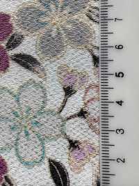 KKP2338-D-SKRZKS 二越ちりめん® 桜づくし[生地] 宇仁繊維(小紋工房) サブ画像